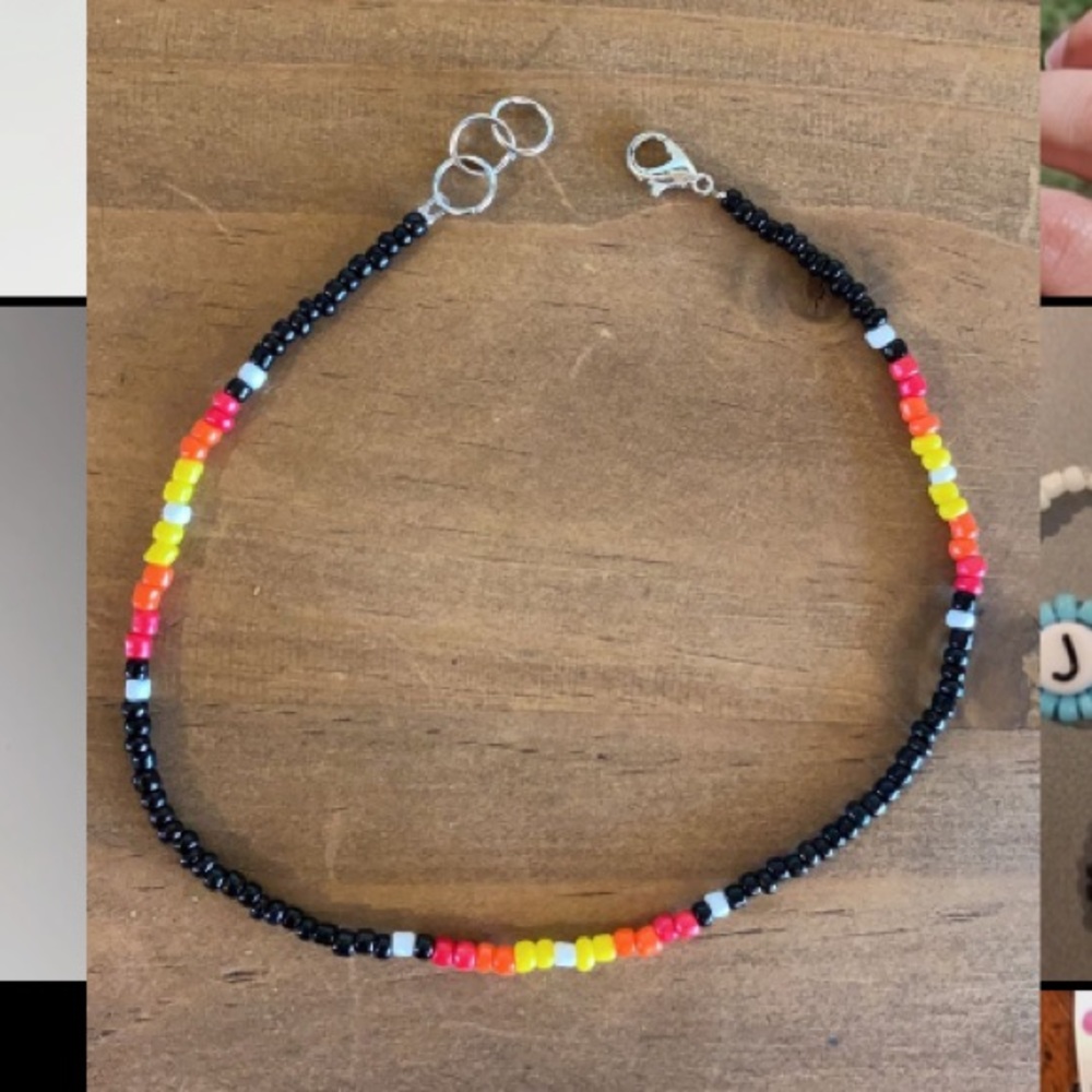 Beaded anklet